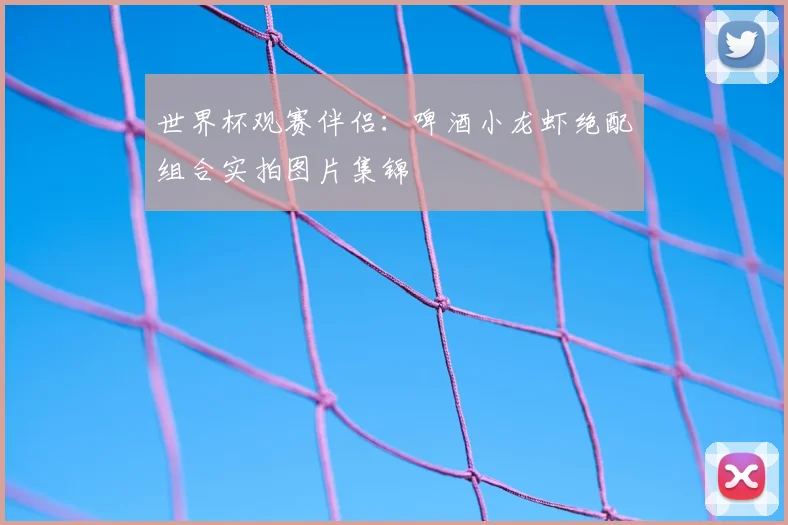 世界杯观赛伴侣:啤酒小龙虾绝配组合实拍图片集锦